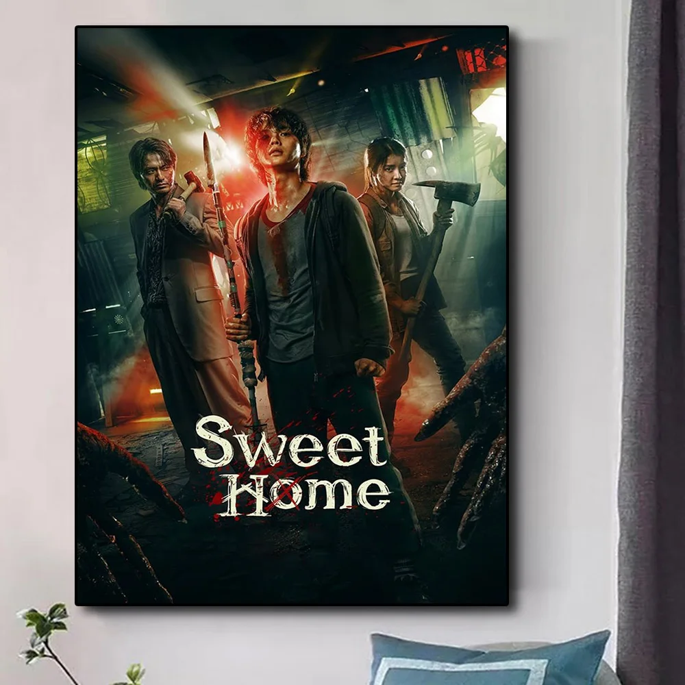 Japanese Thriller Suspense TV Series Alice in Borderland Poster Decoration Art Painting Home Decor Bar Room Wall Canvas | Дом и сад