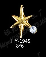 HY-1945 10pcs 10 шт./лот, сплав дизайн ногтей 3d плоские цветы бриллианты жемчужные ювелирные изделия Стразы украшения для ногтей - Цвет: HY-1945 10pcs