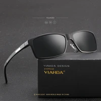 viahda new brand polarized sunglasses men new fashion eyes protect sun glasses with accessories male driving goggles