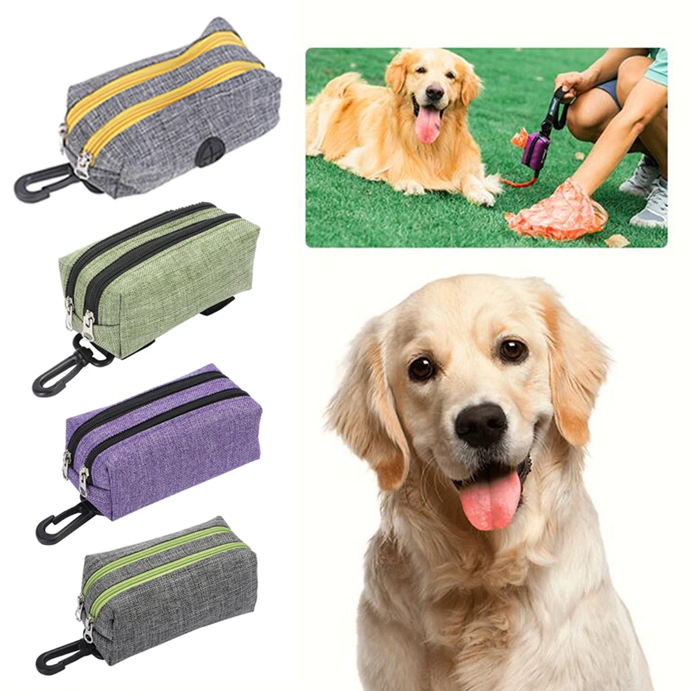 

Portable Pet Puppy Cat Pick Up Poop Bag Dispenser Dog Poop Waste Holder Outdoor Garbage Organizer