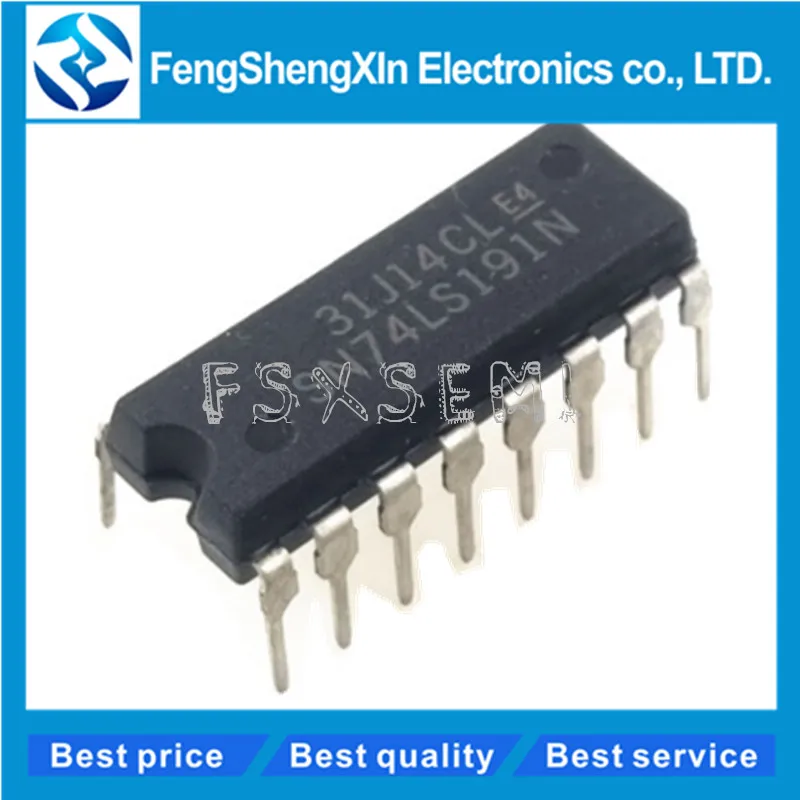 100 шт./лот 74LS191 SN74LS191N HD74LS191P DIP 16 синхронные вверх/вниз счетчики с платой управления