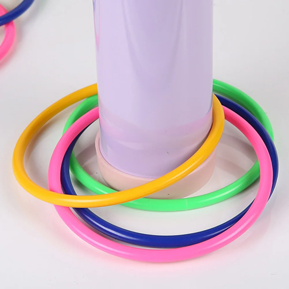 10 шт для бассейна веселье ловкость практика красочные пластиковые кольца сад