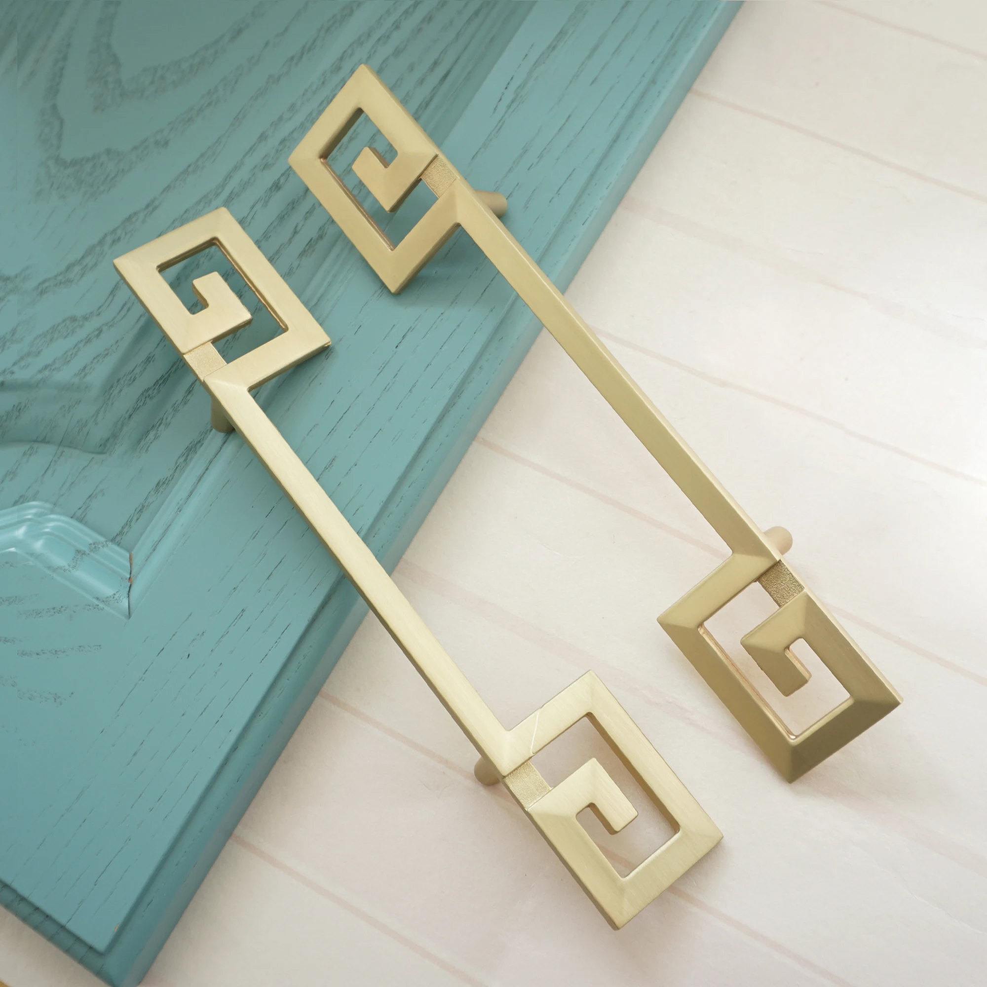 5 &quotсплава цинка Кабинет ручки рукоятки золотая ручка для выдвижных ящиков и