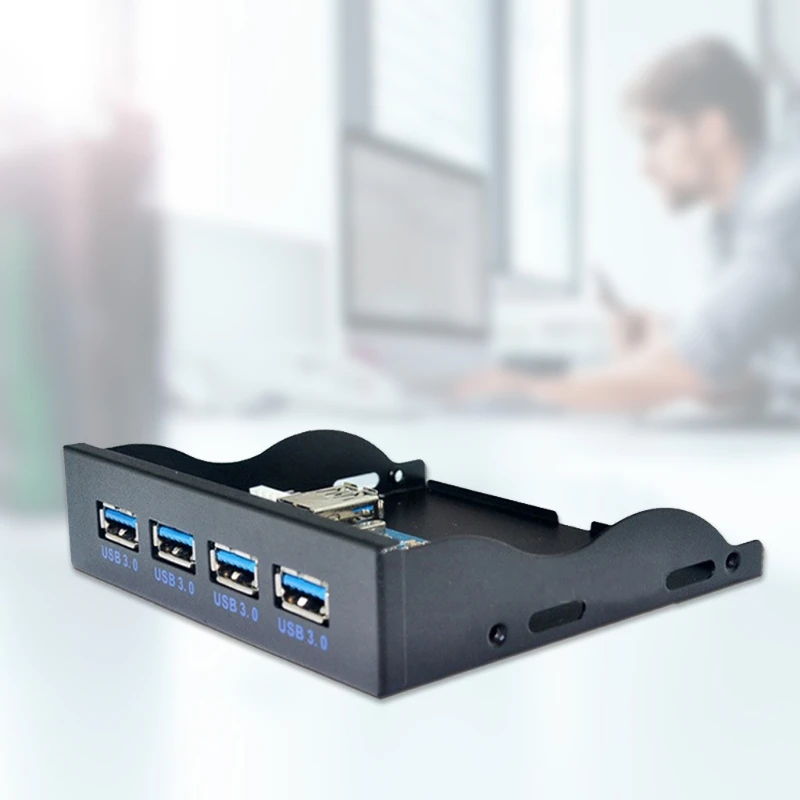 Передняя панель для компьютера 4 порта USB 3 5 0 дюйма | Компьютеры и офис