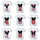 Детская футболка INPEPNOW с днем рождения для мальчиков и девочек, Милая футболка с цифрами 1-9, подарок на день рождения, подарок на день рождения, подарок для детей