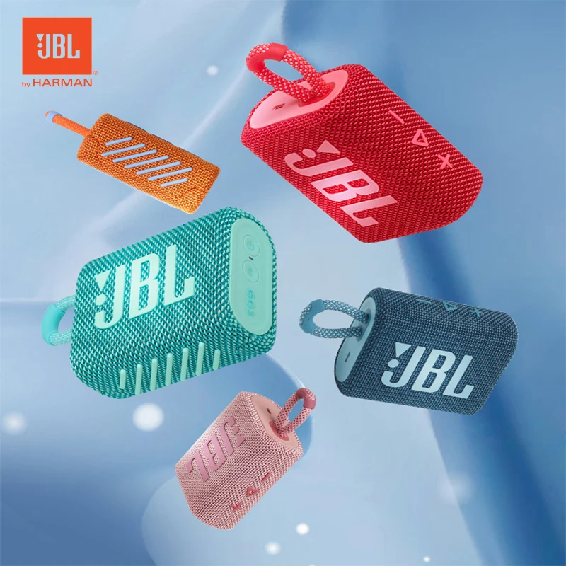 

JBL GO3 Original Wireless Bluetooth 5.1 Speaker Portable Waterproof Speaker Outdoor Speakers Sport Bass Sound Bluetooth Speaker