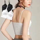 Сексуальный уличный Атласный топ, женский топ-бюстье, летняя блузка, нижнее белье, майка на тонких бретелях, белый корсетный Топ, нижнее белье