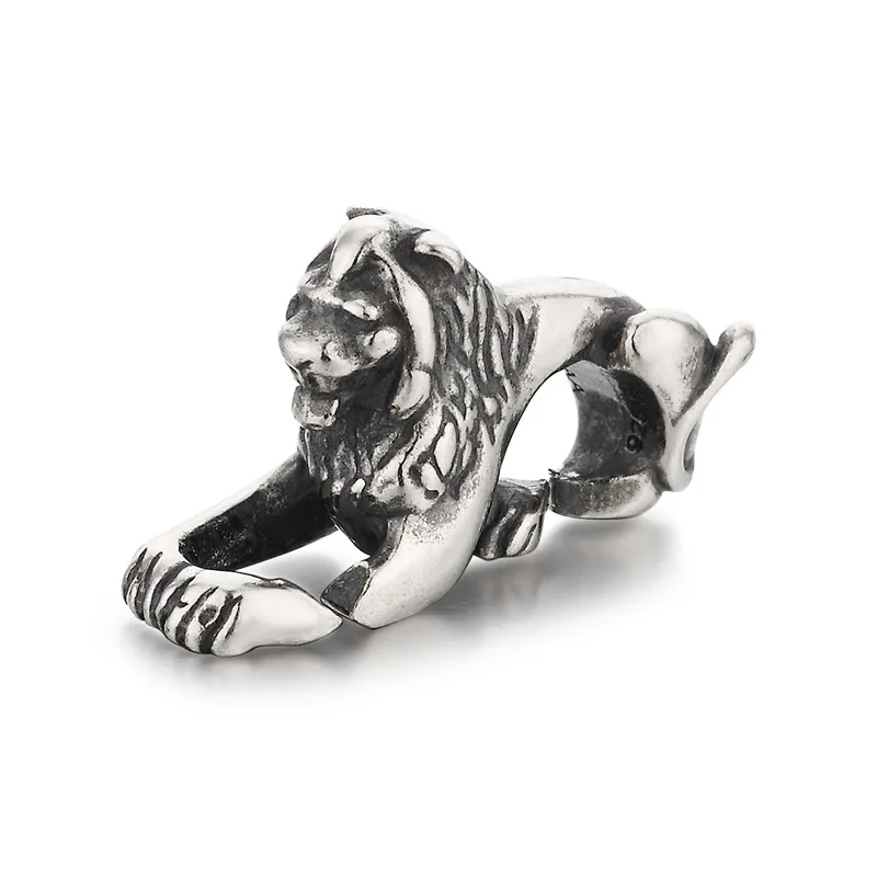 

Европейский и американский лидер продаж S925 Стерлинговое Серебро Ретро двенадцать созвездий Лев ювелирные изделия Пряжка DIY Аксессуары для ...