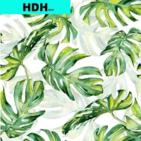 tropical green leaf peel and stick wallpaper palm leaves self adhesive removable wallpaper waterproof decorative contact paper