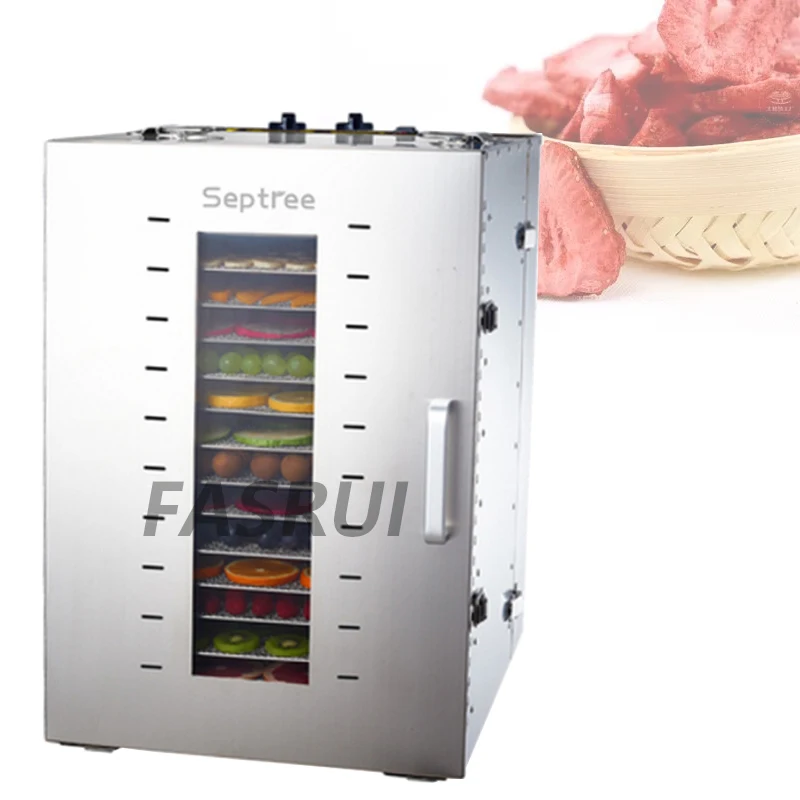 

16 Layers Fruit Dryer Food Household Small Fruit Dryer Bean Dissolving Pet Food Dehydration Air Drying Machine Commercial