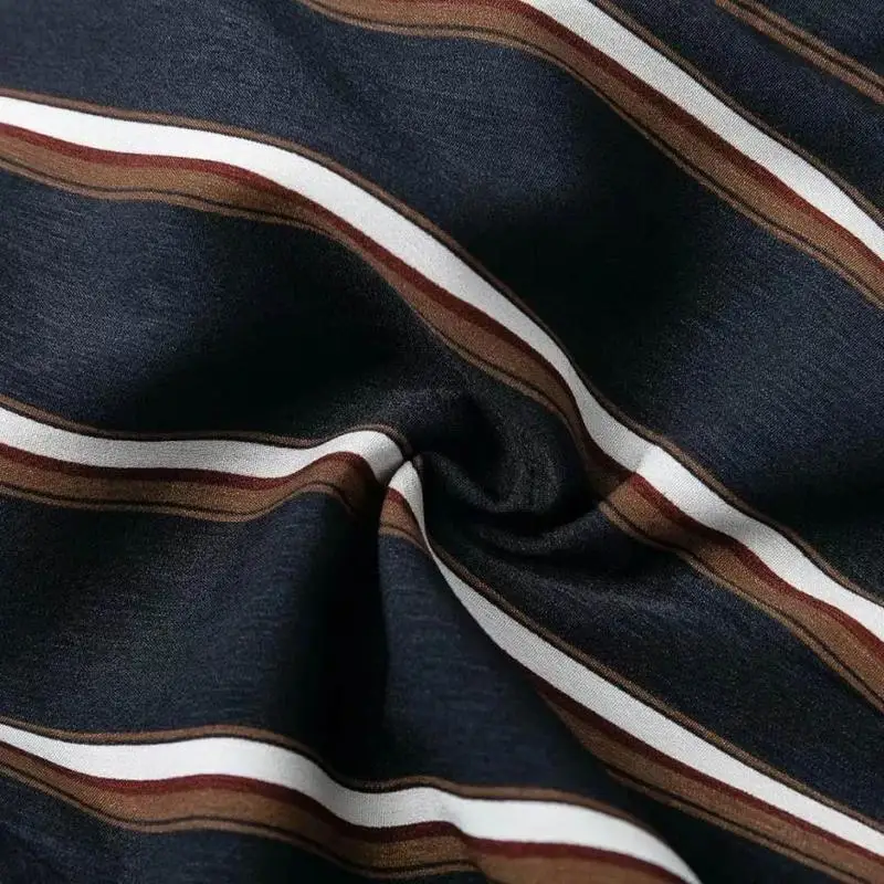 

Autumn Dress Women's Fashion Lantern Sleeve Casual Striped V-Neck Dress Casual Ruffle Mini Party Dress women vestido Robe Femme
