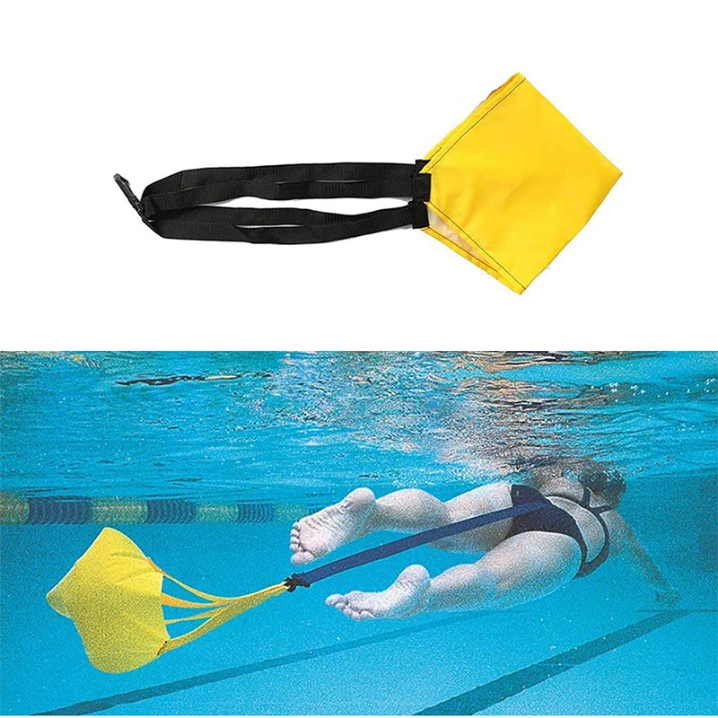 

2020 Hot Summer Adjustable Swimming Resistance Belt Drag Parachute And Tether For Resistance Training NEW For Sports Tool