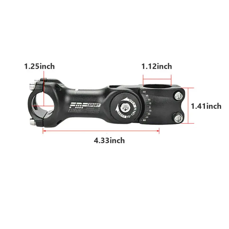 

Verstelbare Fiets Stuurpen Riser 25.4*110mm Road Mountainbike Stuurpen Aluminium Fiets Onderdelen Fiets Accessoires Mtb stem