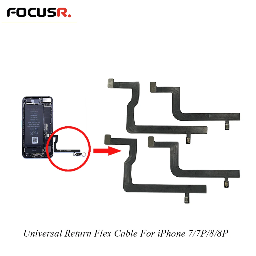 Универсальный возвратный гибкий кабель для iPhone 7G 7P 8G 8P отпечаток пальца Кнопка