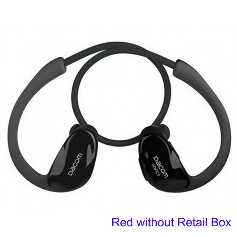 Black Dacom Athlete Bluetooth гарнитура для iPhone для samsung беспроводные наушники спортивные стерео наушники с HD микро NFC auriculares - Цвет: Black