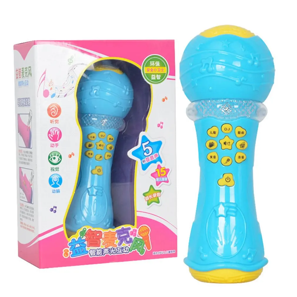 Беспроводные Детские эмуляционные музыкальные игрушки освещение беспроводной