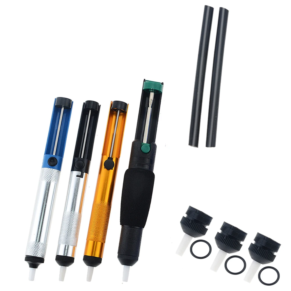 1 шт. Олова присоски Алюминий металлический отсос для припоя всасывания пистолет