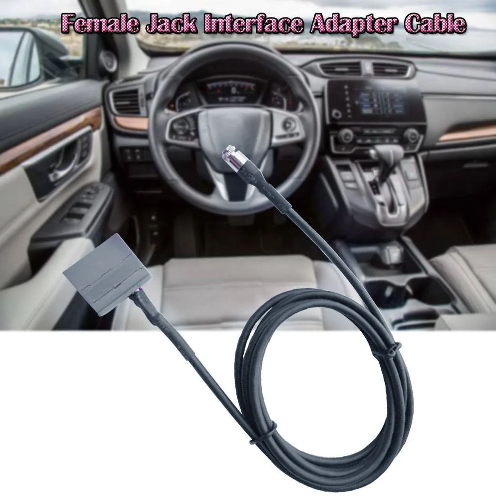 Автомобильный Вход Aux Женский Джек кабель адаптера интерфейса для Honda CRV/Civic (2006 ~)