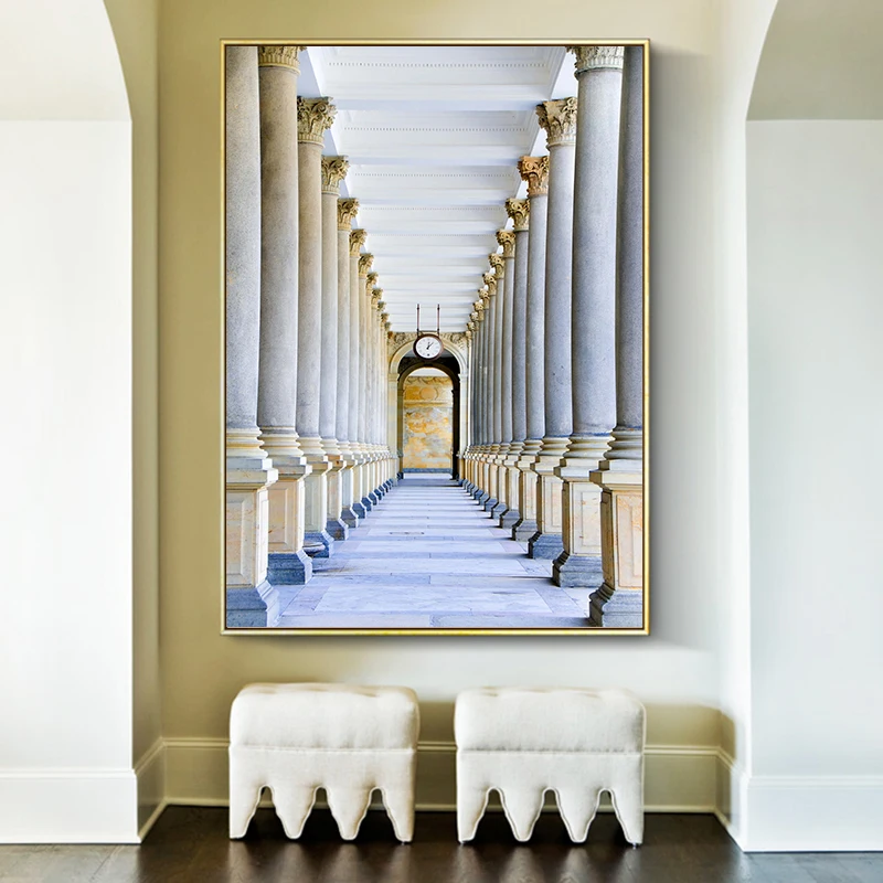 Картина на холсте в скандинавском стиле бесконечная галерея философский постер