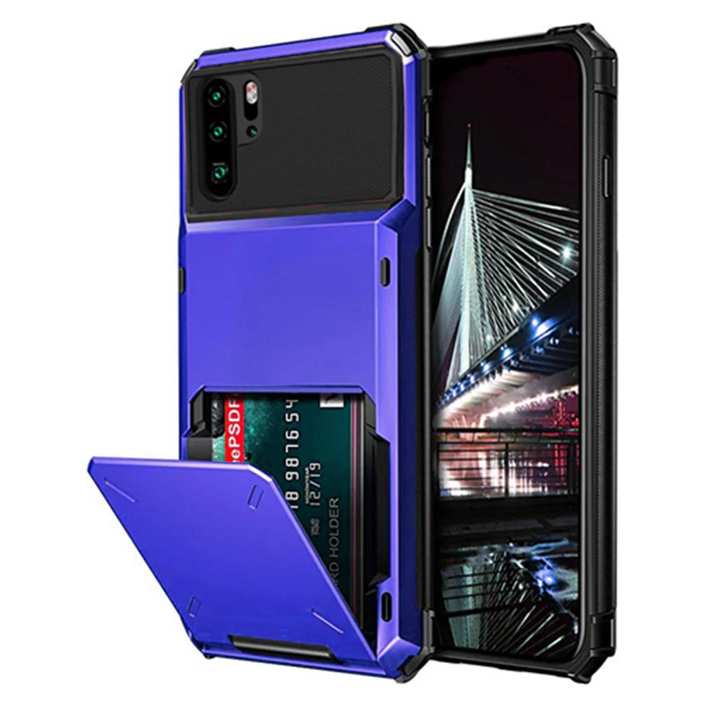 Деловой чехол для Huawei P20 P20pro P30lite P30 Pro Lite слот карт раздвижная дверь Карманный P Smart