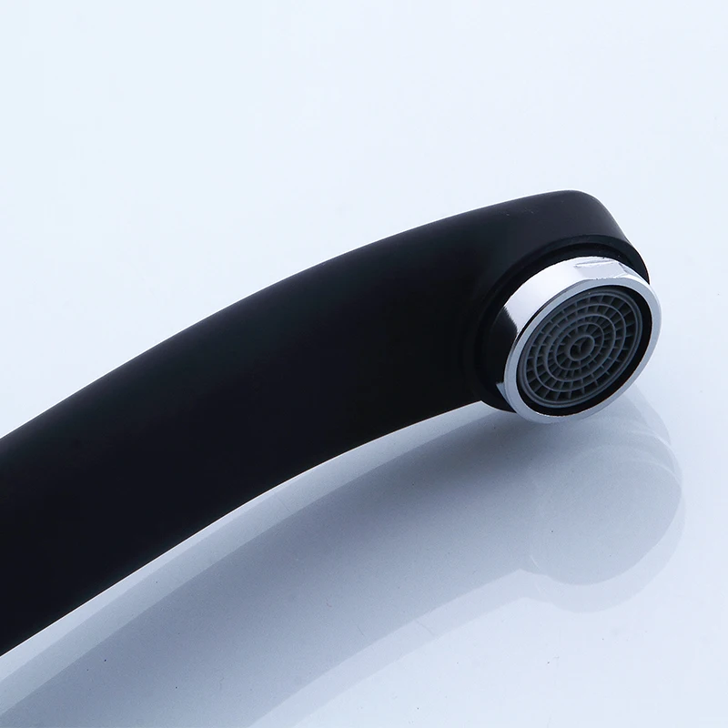 Смеситель для кухонной раковины из латуни черный смеситель 360 градусов с