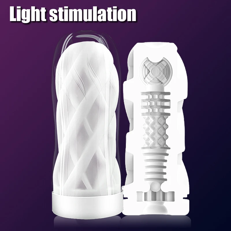 Мужской мастурбатор интимные игрушки мягкая киска прозрачная вагина