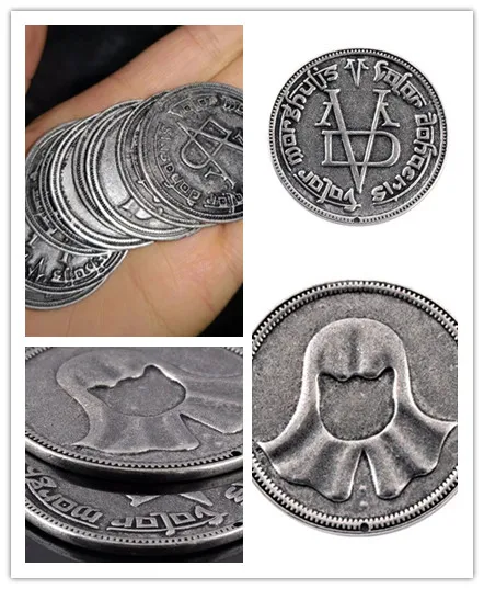 Лидер продаж монета Valar Morghulis High Valyrian металлическая для косплея безликая железные