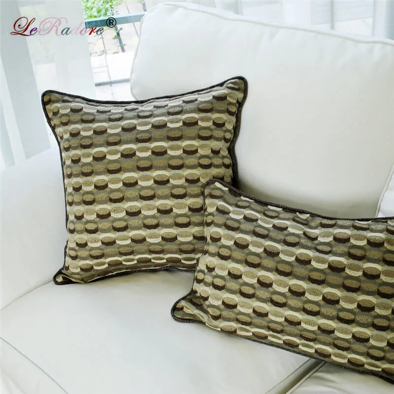 LeRadore роскошный жаккардовый Чехол на подушку европейский стиль подстилка для