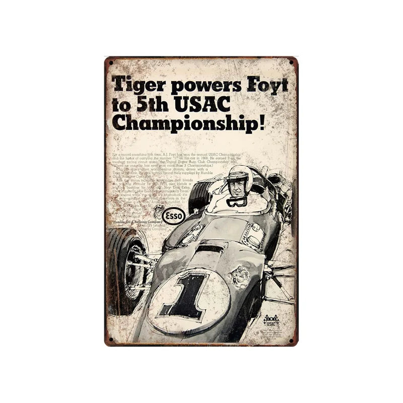 

Retro Tin Metal Sign Vintage Plate Wall Pub Home Art Decor Car Iron Poster Cuadros SA-7011