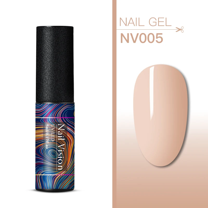 Nail Vision набор однотонных гелей для ногтей 176 цветов УФ-Гель-лак 5 мл полуперманентный лак для маникюра - Цвет: HHS06600