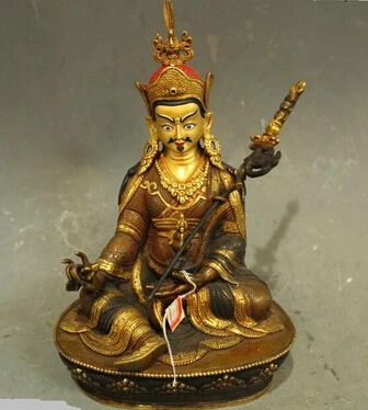 Бесплатная доставка фотостатуя 9 дюймов искусственная бронза золото 24K |