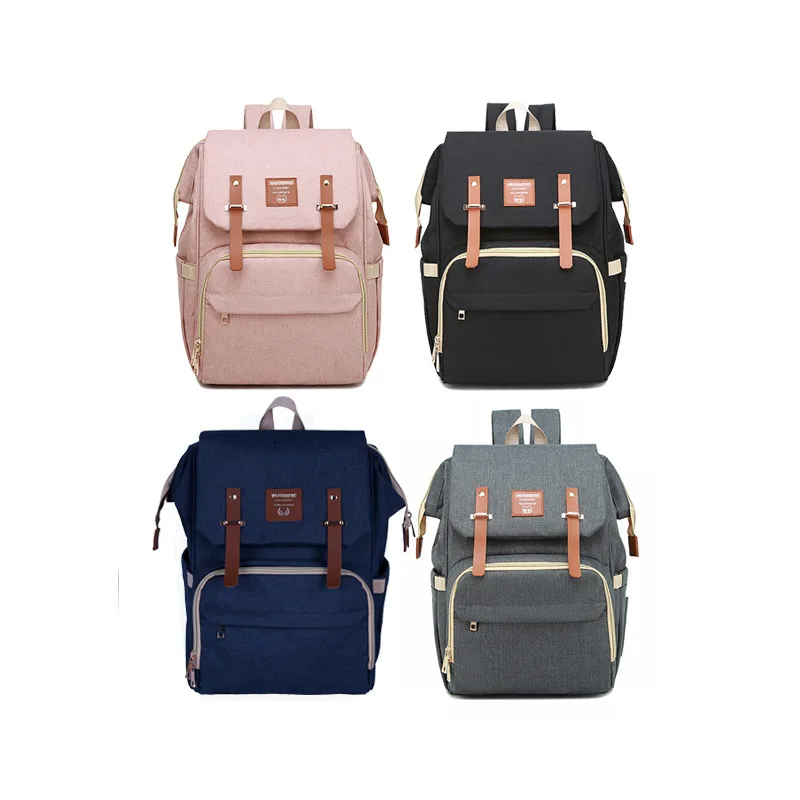 

Snailhouse Maternal&child Package Multifunction Mummy Bag with USB Hole Large-capacity Diaper Bags with Waterproof Changing Pad