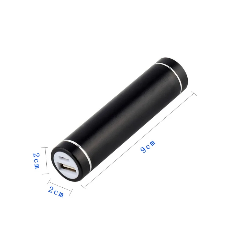 

Portable Fashion Multicolor Hard Universal USB 5V 1A Mobile Power Bank Charger Pack 18650 Battery Case Box External Kit Case Dro