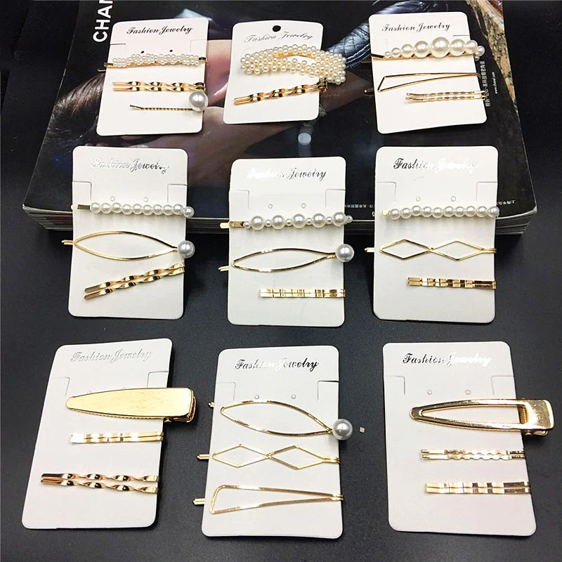 Свадебные женские аксессуары для волос модная Имитация жемчужная заколка