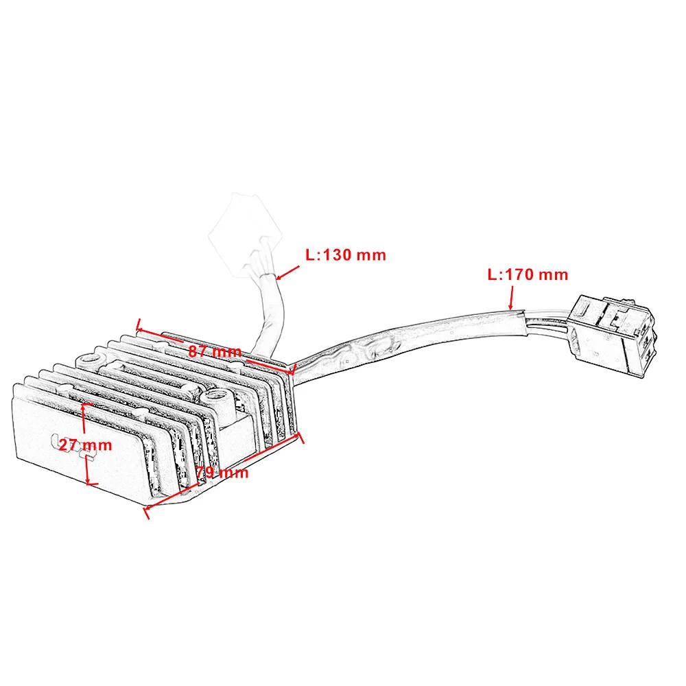 Для Honda UH125D SH125 SH150 PES125(PS125) PES125(PS150) FES150 S-WING Регулятор выпрямителя напряжения мотоцикла