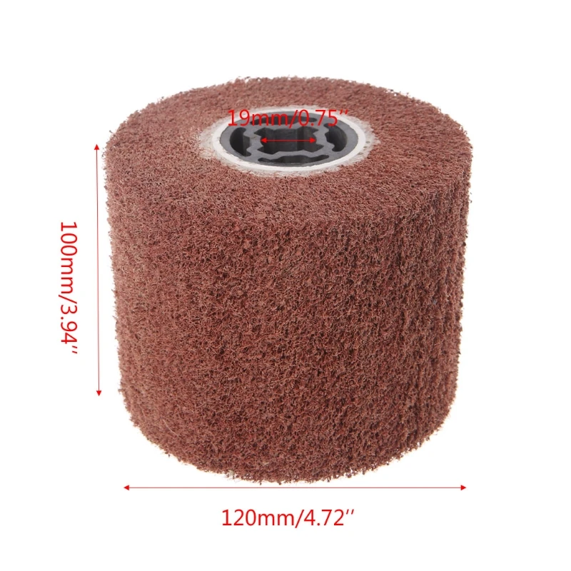 

Deburring Abrasive Nylon Drawing Round Brush Polishing Grinding Buffing Wheel
