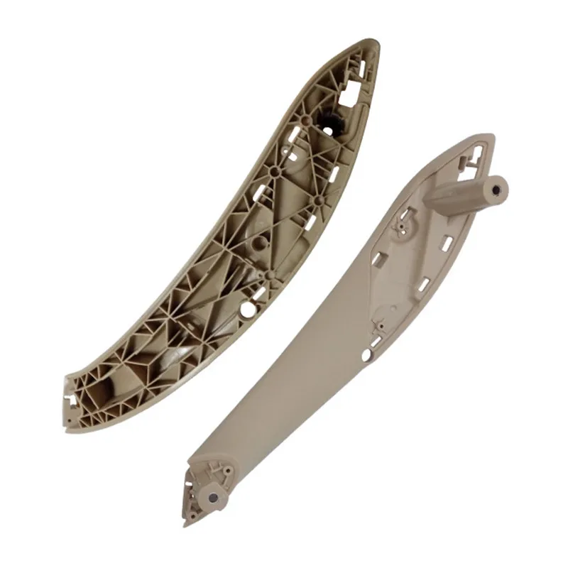 Черная бежевая передняя левая/правая дверная накладка ручка захвата панели