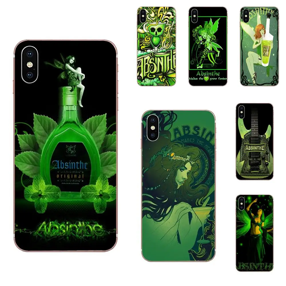 Чехлы из ТПУ для Sony Xperia Z Z1 Z2 Z3 Z4 Z5 compact Mini M2 M4 M5 T3 E3 E5 XA XA1 XZ Premium Absinthe Green Fairy Drink |