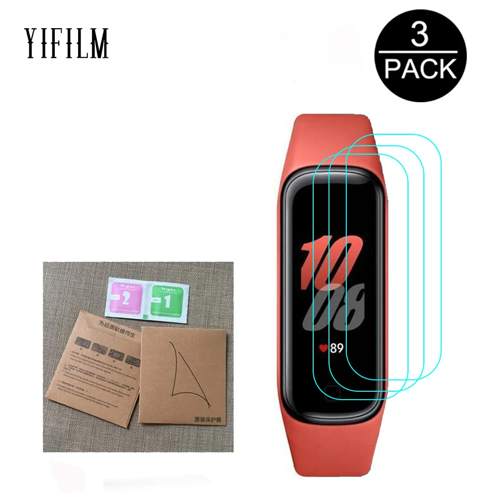 

3 шт., мягкая прозрачная защитная пленка для Samsung Galaxy Fit 2