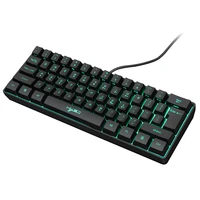 Wired Gaming Keyboard Adjustable RGB Backlit Multiple Shortcut Keys keyboard Mechanical Feeling For Computer Laptop Gamer