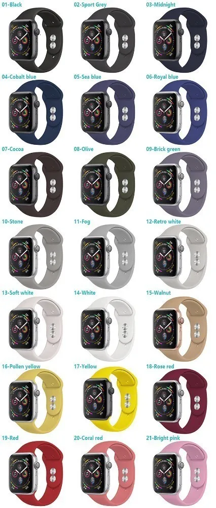 Силиконовый ремешок для Apple Watch 42 мм 5 4 3 iwatch ремешок 38 мм 44 мм 40 мм pulseira correa Браслет Смарт часы аксессуары петля