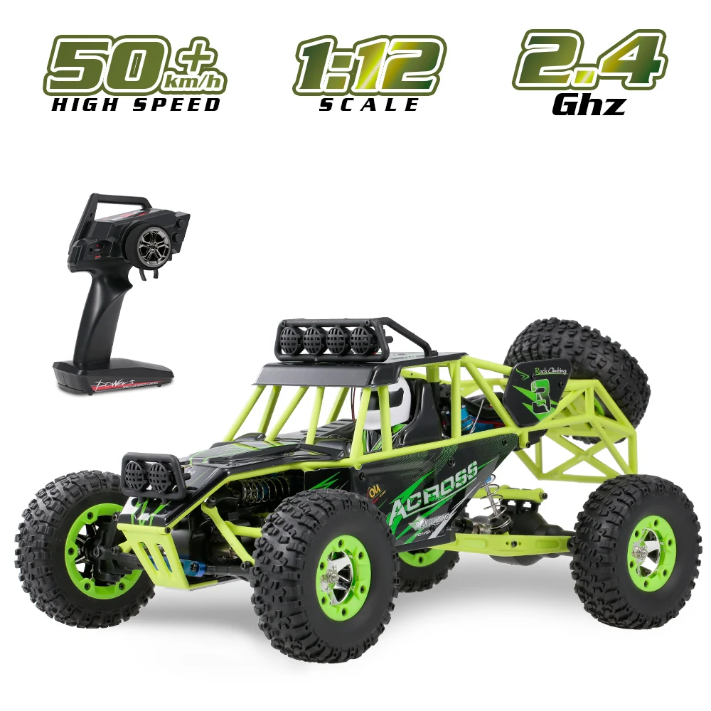 Wltoys 12428 1/12 RC альпинистская машина 2,4G 4WD 50 км/ч высокая скорость RC автомобиль электрические игрушки матовый гусеничный RTR внедорожник