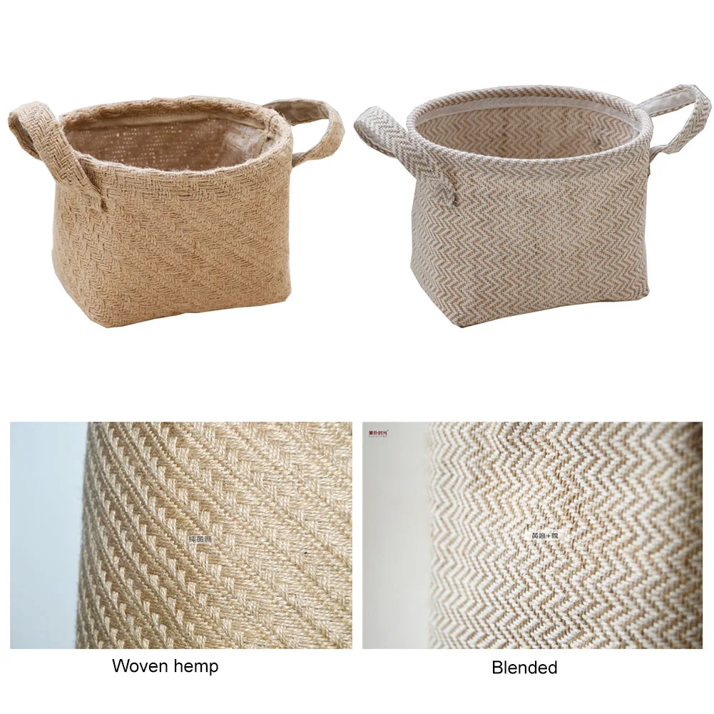 Бытовая Складная натуральная плетеная корзина для хранения садовая Цветочная