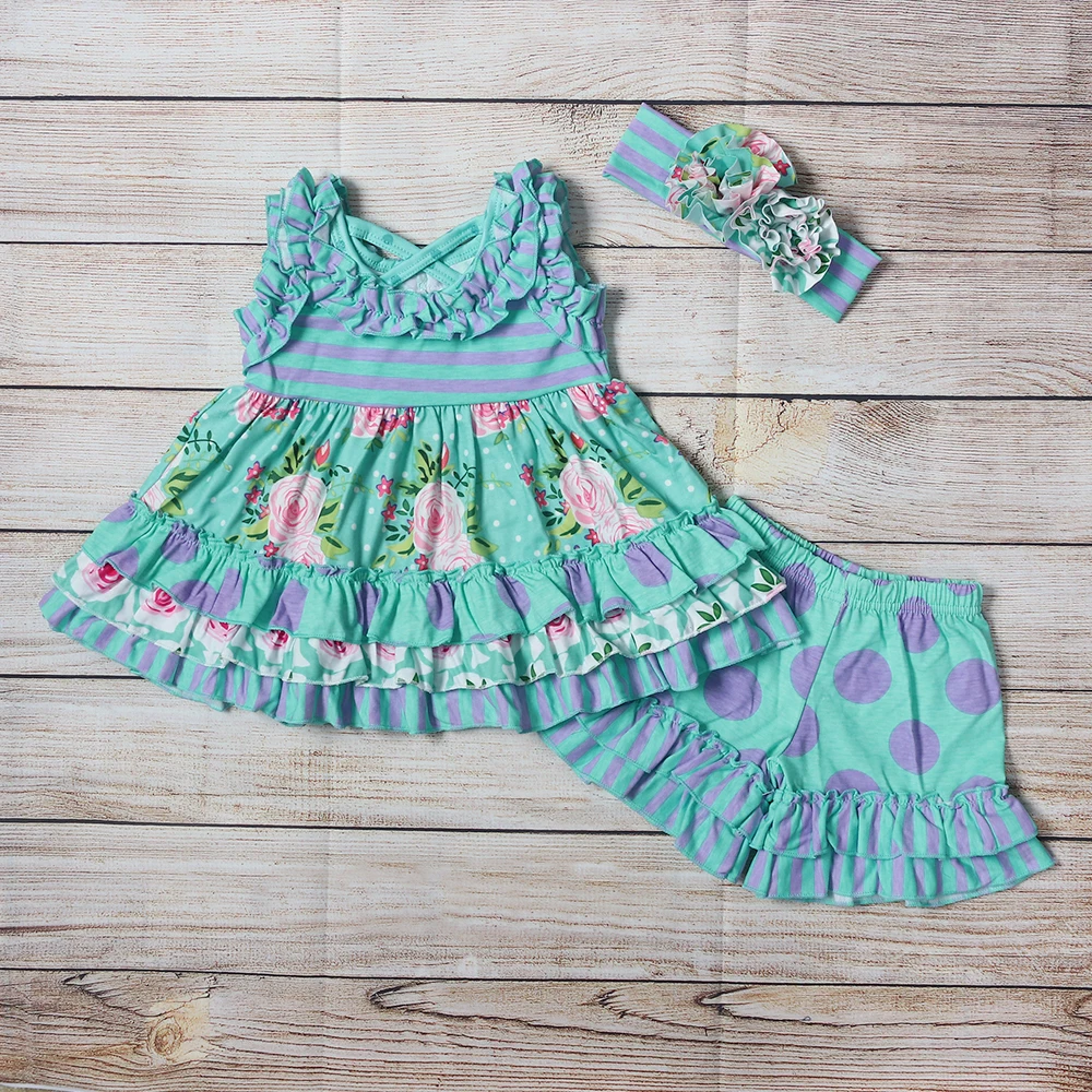 

2021 New Style Cotton Girl Sets Leisure Sports Girl T-Shirt + Shorts Sets Toddler Clothing Baby Girl Clothes