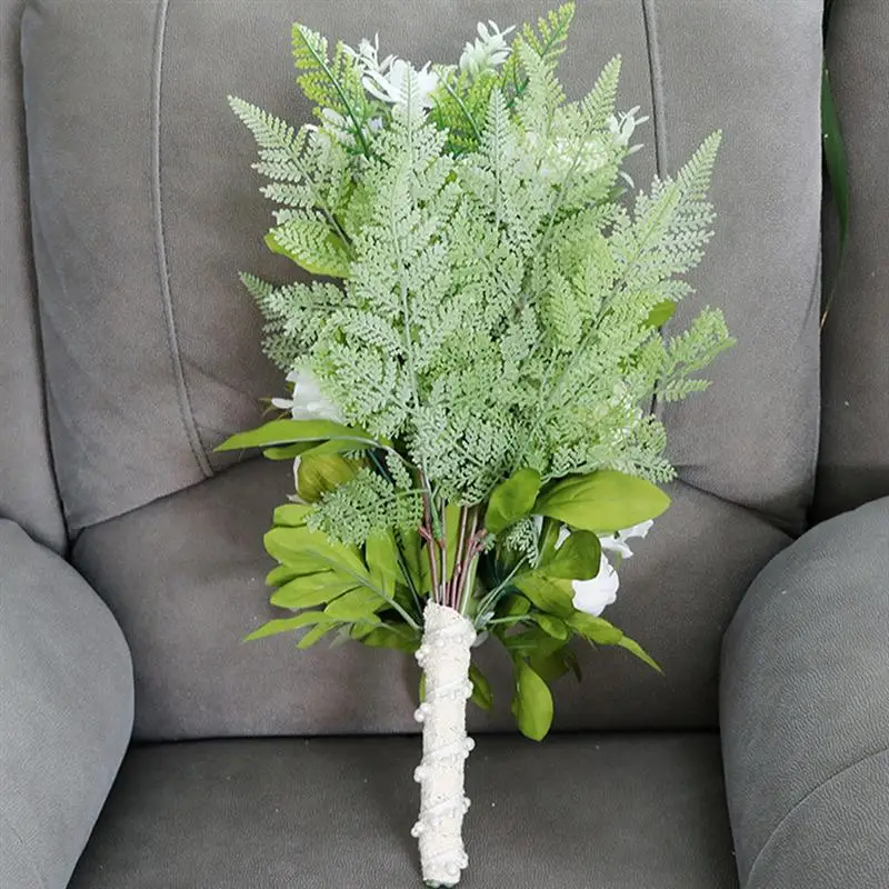 

Silk Flower Wedding Bouquet Bridesmaids Bridal Bouquets Artificial Flowers