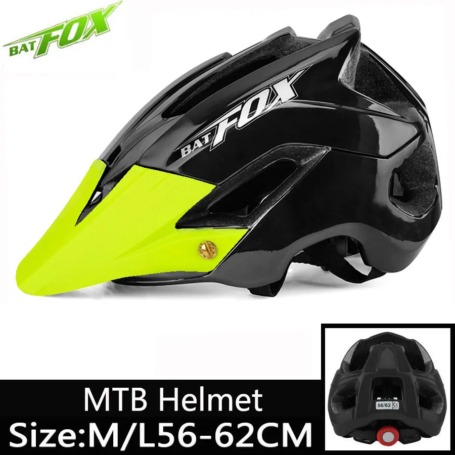 BATFOX велосипедный шлем TRAIL XC велосипедный шлем In-mold MTB велосипедные шлемы Дорожные горные велосипедные шлемы Защитная Кепка для мужчин и женщин шлем - Цвет: J-5002-B