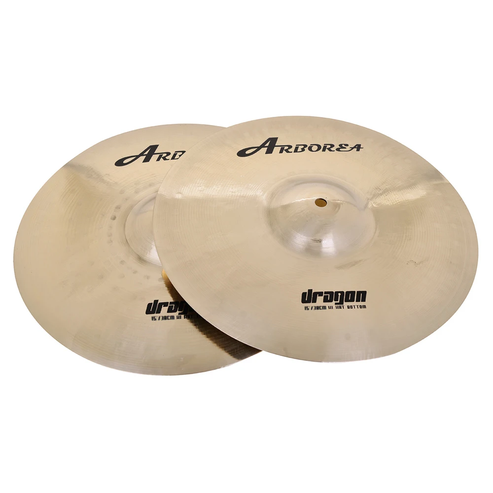 

Arborea B20 cymbal DRAGON 15" hihat cymbal handmade cymbal Professional cymbal piece Drummer's cymbals