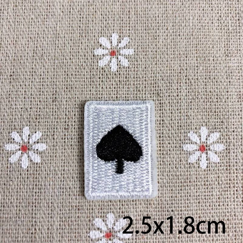 Новые Изысканные дешевые игральные кости для покера патчи с утюгом шитья вышитая