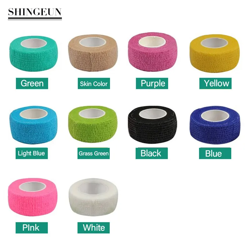 Многоцветная самоклеящаяся газовая рулонная лента для оказания первой