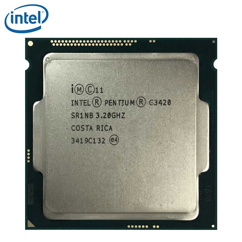 

Процессор Intel Pentium G3420 3,2 ГГц двухъядерный 3 Мб 53 Вт LGA 1150 процессор протестирован 100% рабочий